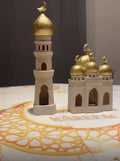 Décoration Minaret + Mosquée Ramadan – Bougeoir - ديكور رمضان على شكل مئذنة + مسجد – حامل شمعة