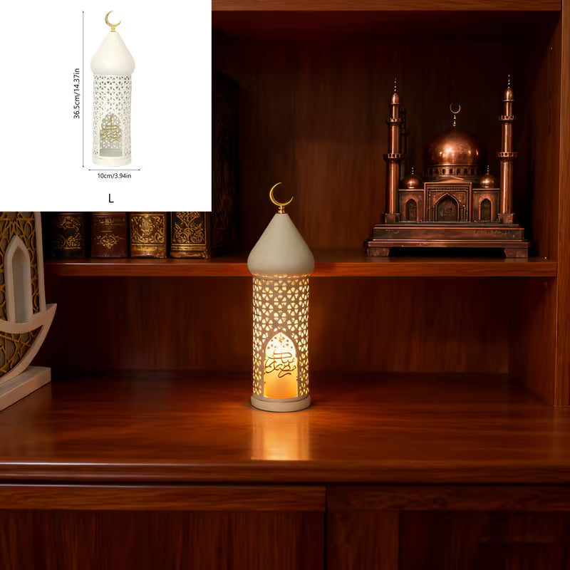Bougeoir de Décoration Ramadan – Taille L (37 cm) - (37 سم) L شمعدان ديكور رمضان – مقاس